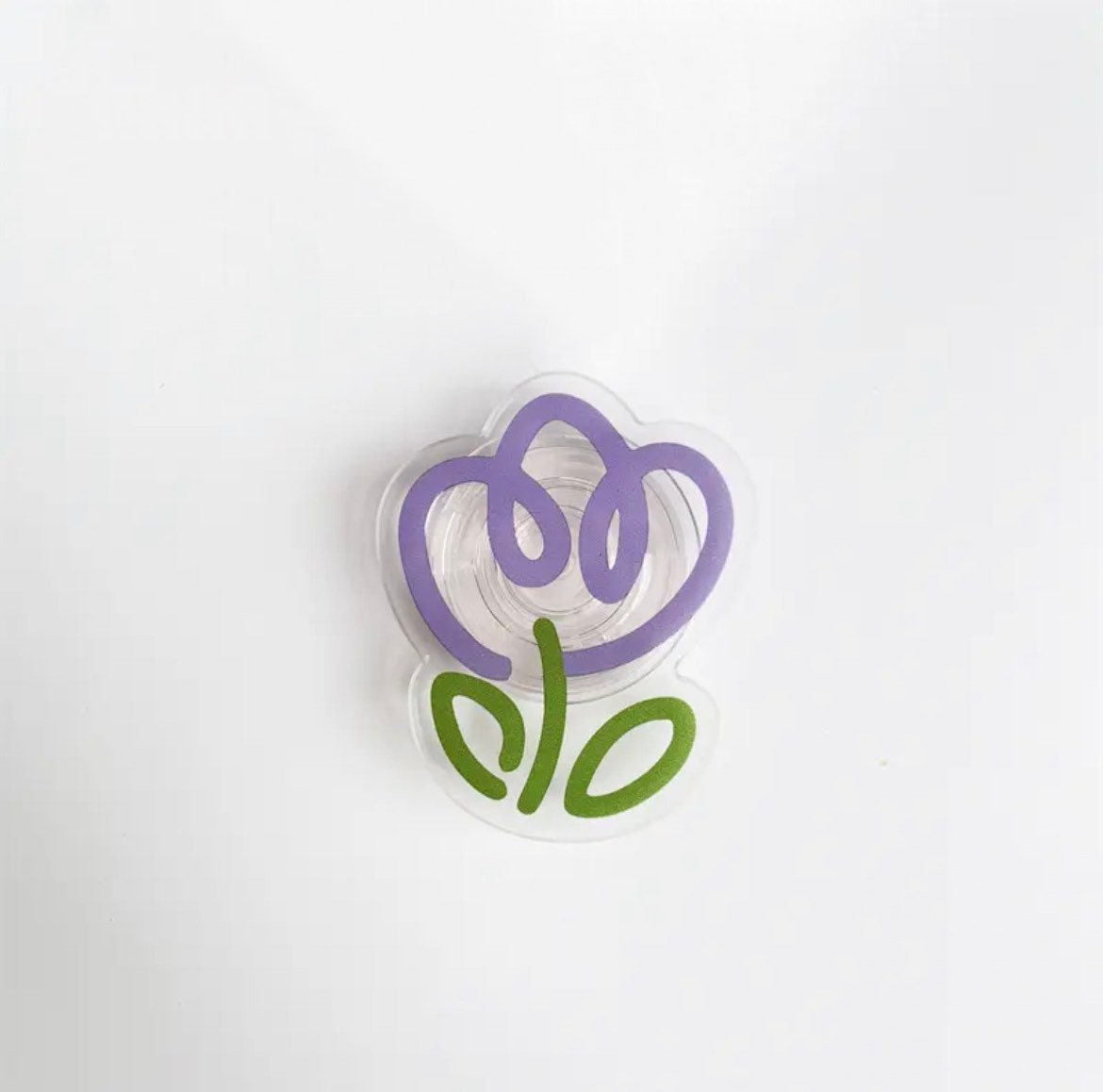 FUN TULIP FLOWER / Phone Grip / Socket Stand / Colorful Accessory / Trendy / Aesthetic / iPhone Charm / Floral / Cute Kawaii / Extendable