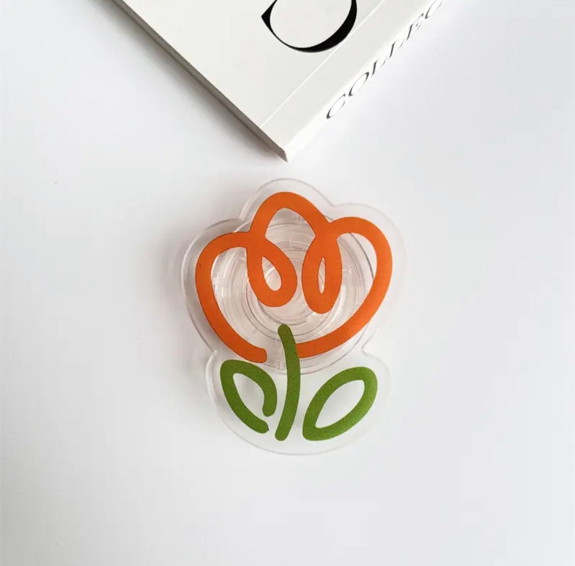 FUN TULIP FLOWER / Phone Grip / Socket Stand / Colorful Accessory / Trendy / Aesthetic / iPhone Charm / Floral / Cute Kawaii / Extendable
