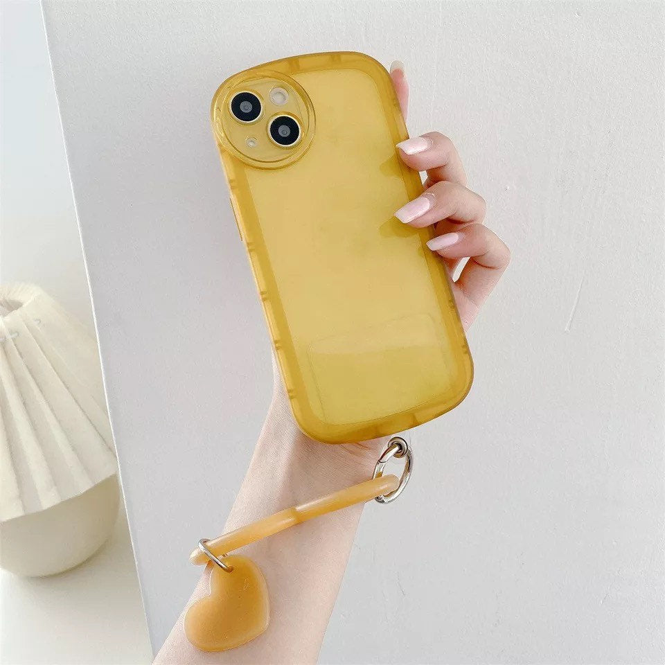 HEART WRISTLET / Phone Holder / Bracelet / iPhone Lanyard / Fun Cute Colorful / Aesthetic / Trendy Unique / Kawaii / Girl Teen Gift / Grasp