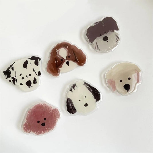 PUPPY LOVE / Phone Grip / Socket / Dog Lover / Stand / Accessories / Trendy / Unique / Charm / iPhone / Cute / Animals / Poodle / Dalmatian