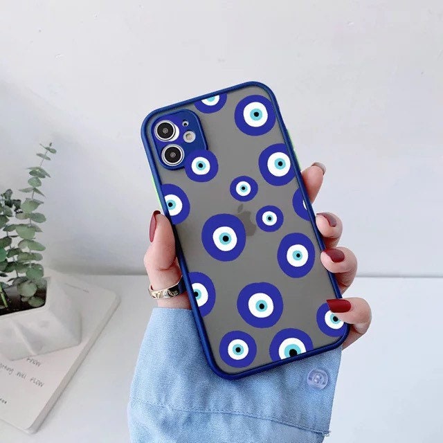 EVIL EYE CASE / Phone Case / iPhone / Fun / Colorful / Aesthetic / Pastels / Bright Eyes / Pattern / Trendy / Unique / Kawaii / iPhone 12