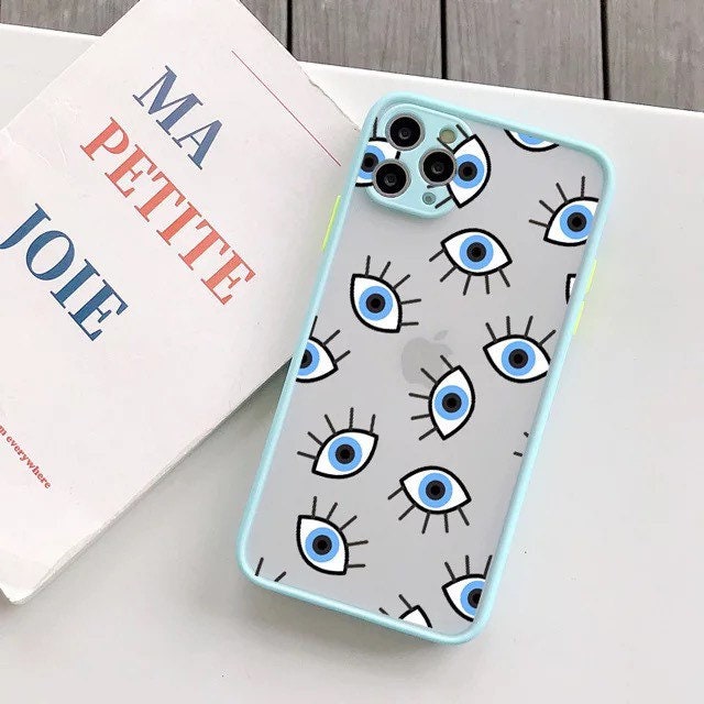 EVIL EYE CASE / Phone Case / iPhone / Fun / Colorful / Aesthetic / Pastels / Bright Eyes / Pattern / Trendy / Unique / Kawaii / iPhone 12